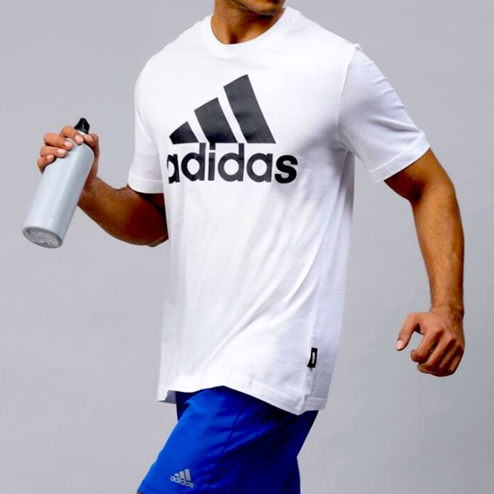 Adidas Logo white tshirt